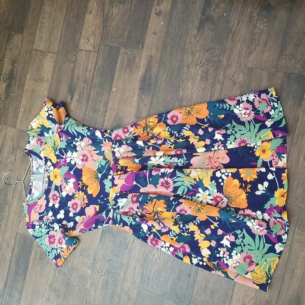 Lularoe floral dress.  Medium